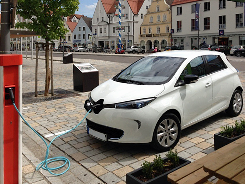 Renault Zoe a carregar